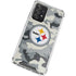 NFL Pittsburgh Steelers Camo Galaxy A52 5G Clear Case